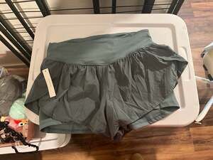 ODODOS Women's Flowy 2-in-1 Running Shorts w/ Pockets High Waisted